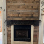 Fireplace and mantel